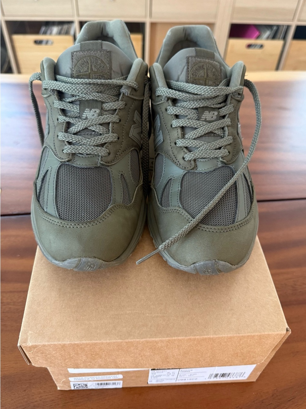 New Balance X Stone Island MIUK 991v2 Ghost Pack Green
